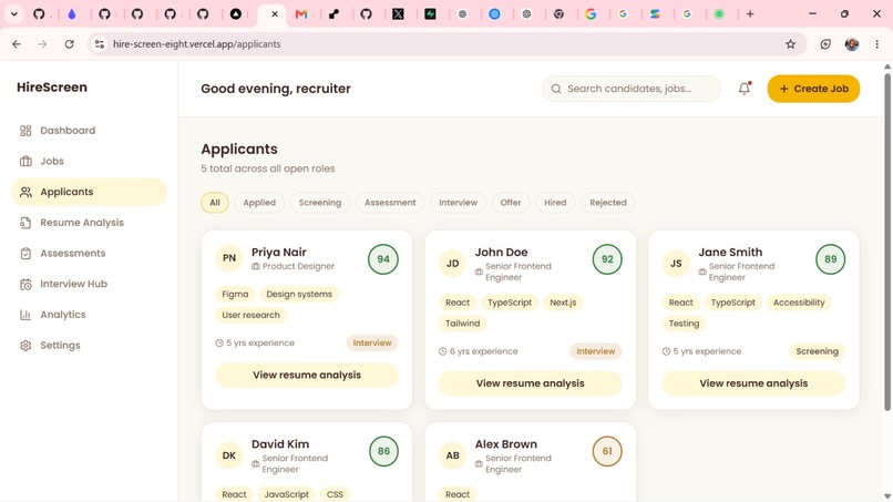 HireScreen – screenshot 4
