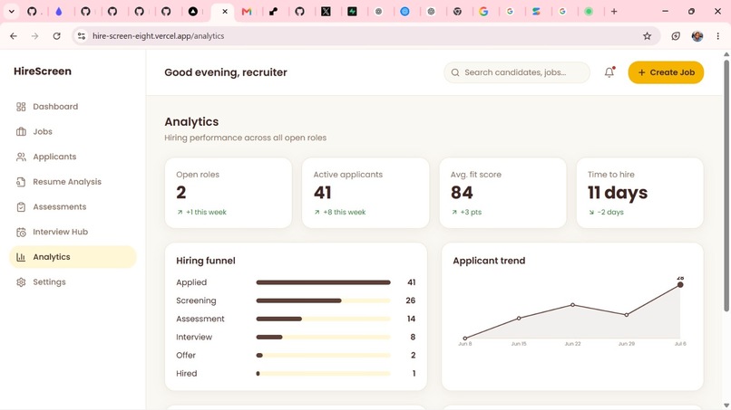 HireScreen – screenshot 1