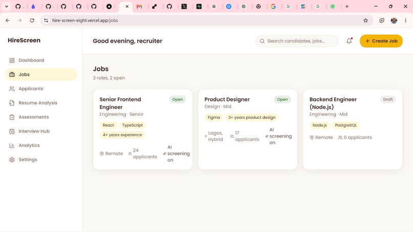 HireScreen – screenshot 3