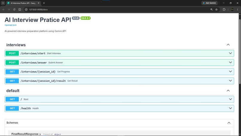 AI Mock Interview Coach – screenshot 1