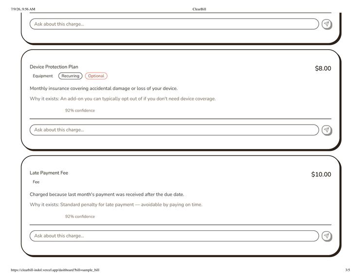 ClearBill – screenshot 6