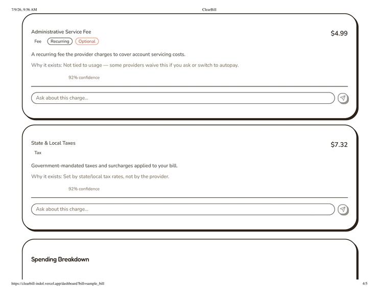 ClearBill – screenshot 5