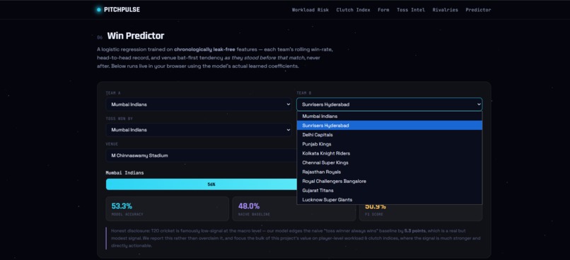 PitchPulse – screenshot 3