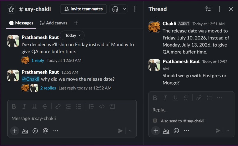 DecisionLog – screenshot 2