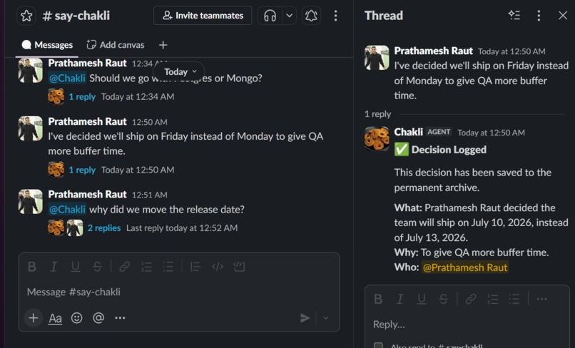DecisionLog – screenshot 3