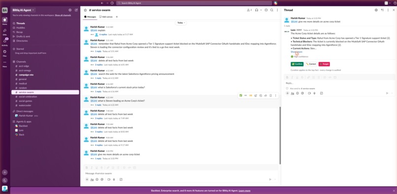 Lore — the org-memory agent for Slack – screenshot 9