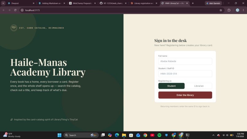 School based Library Management System – screenshot 3