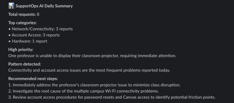 SupportOps AI – screenshot 2