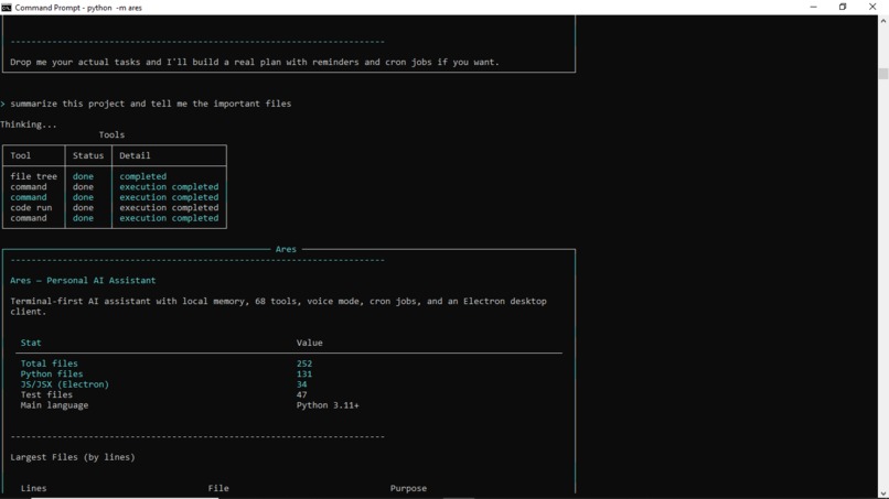 Ares – screenshot 1