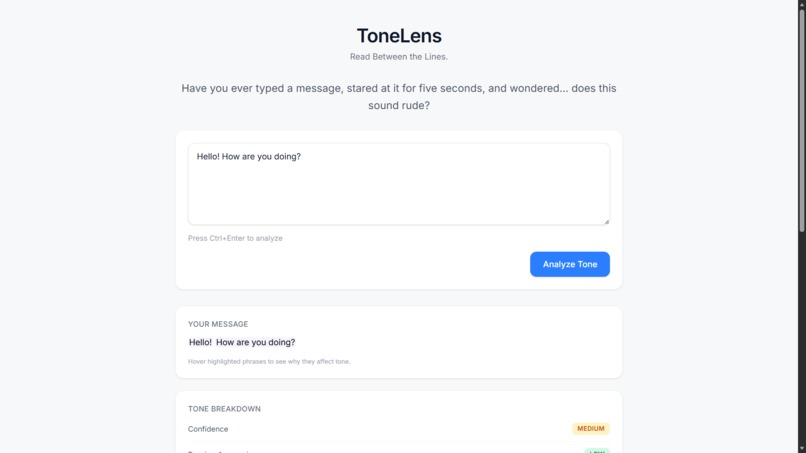 ToneLens – screenshot 2