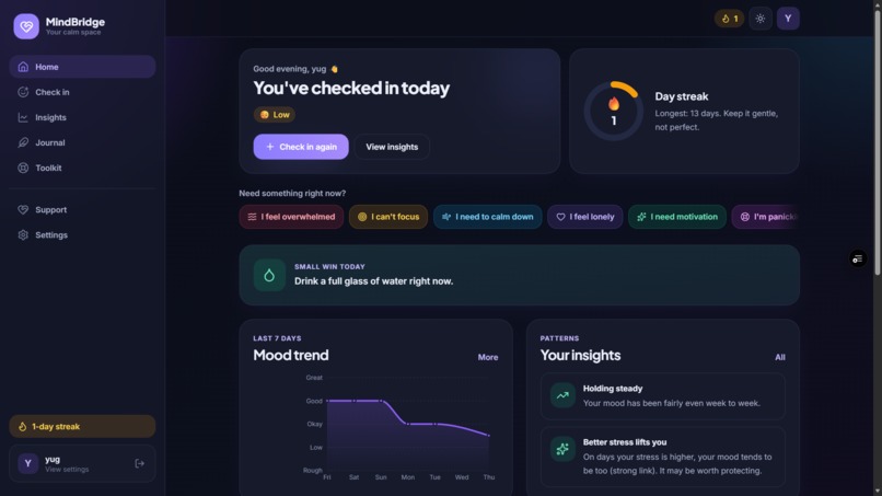 MindBridge – screenshot 9