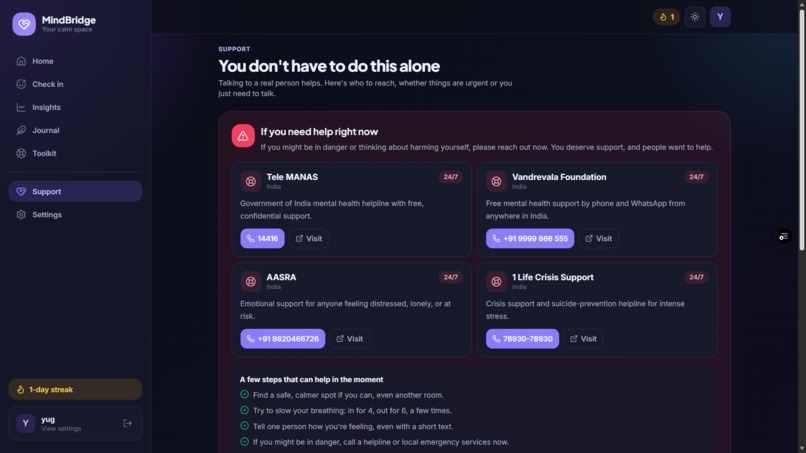 MindBridge – screenshot 10
