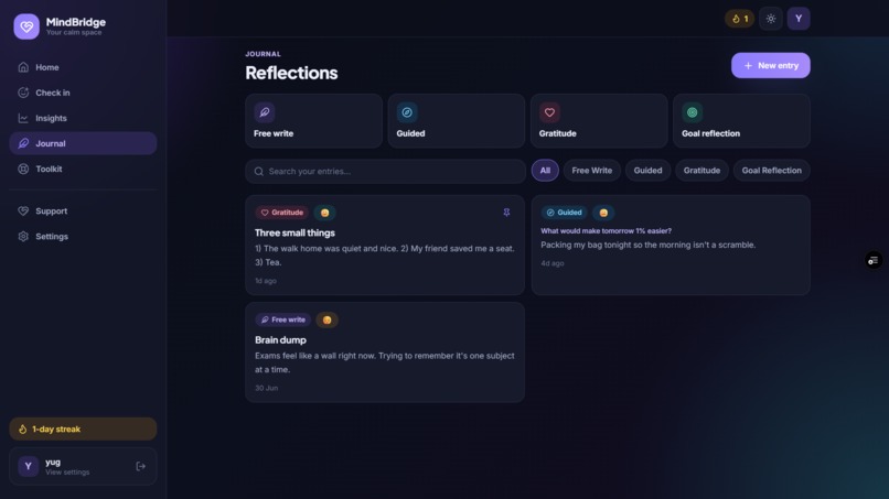 MindBridge – screenshot 13