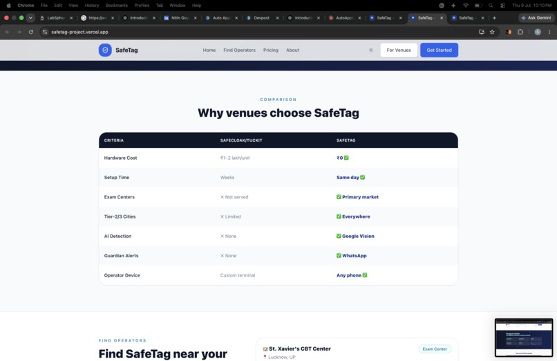 SafeTag – AI Powered Hardware-Free Smart Locker – screenshot 4