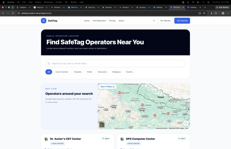 SafeTag – AI Powered Hardware-Free Smart Locker – screenshot 5