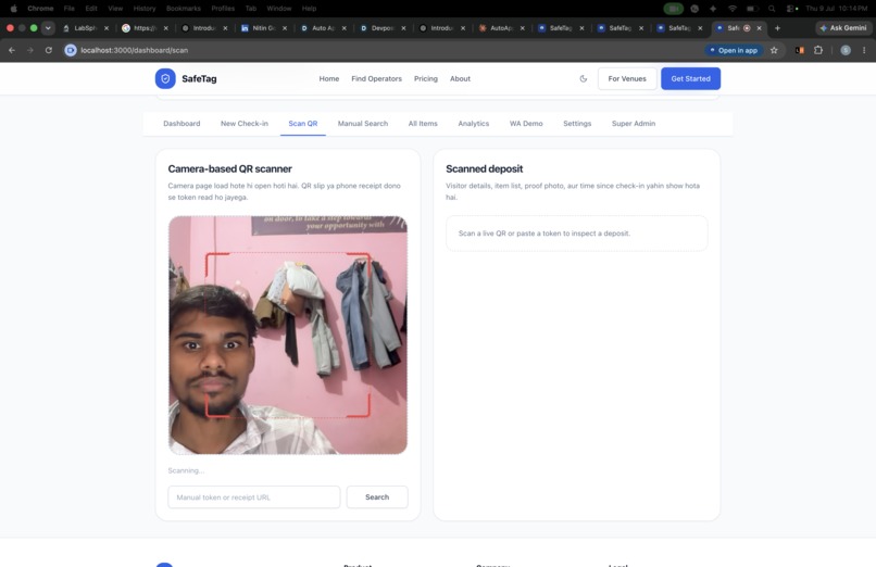 SafeTag – AI Powered Hardware-Free Smart Locker – screenshot 12