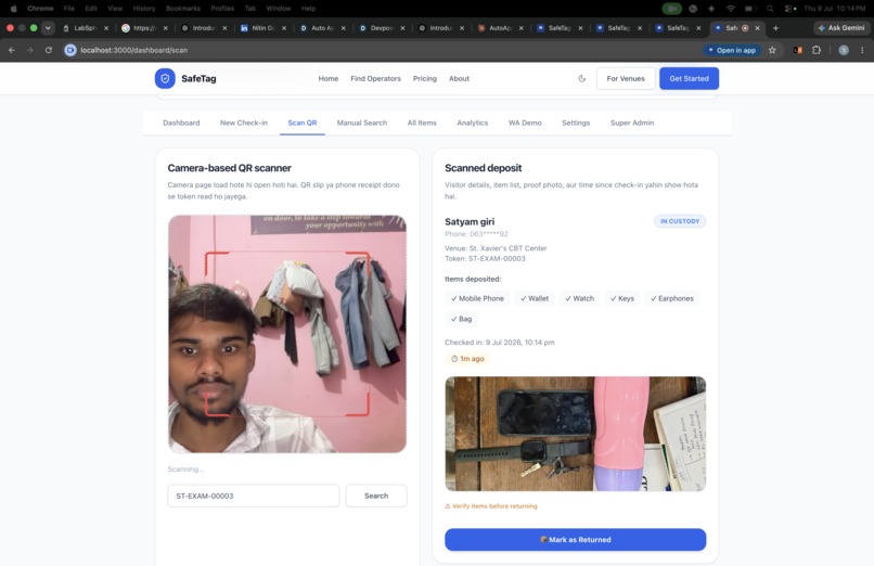 SafeTag – AI Powered Hardware-Free Smart Locker – screenshot 13