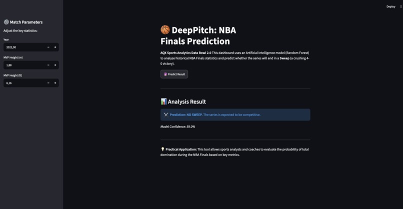 DeepPitch : Predictive Football Analytics – screenshot 1