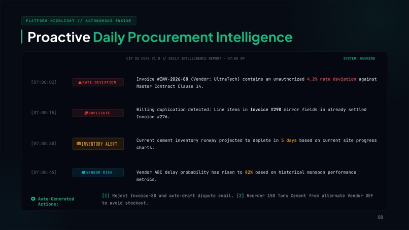 CIP OS: Construction Intelligence Platform – screenshot 8