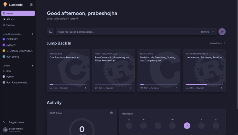 Lumicode – screenshot 1