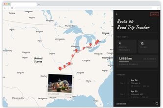 Route 66 Trip Tracker