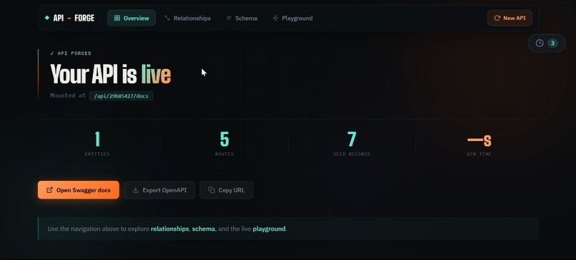 Api-Forge – screenshot 3