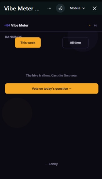 vibe-meter – screenshot 1