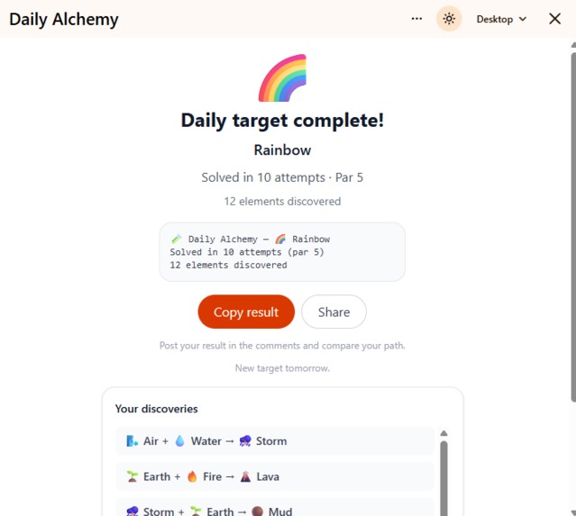 Daily Alchemy – screenshot 6