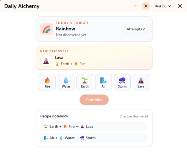 Daily Alchemy – screenshot 4