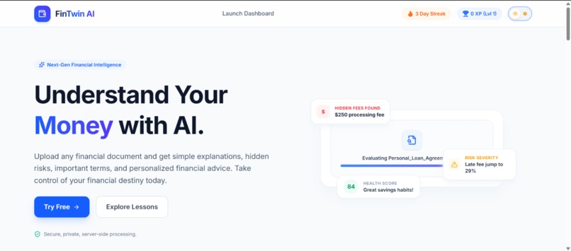 FinTwin AI – screenshot 1