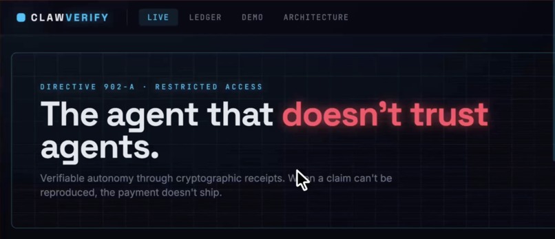 Claw Verify – screenshot 1
