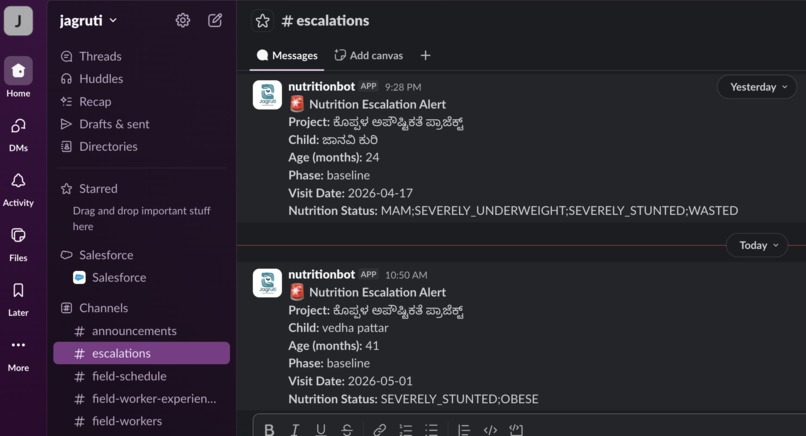 Nutrition Bridge - Field actions to eliminate Malnutrition – screenshot 3