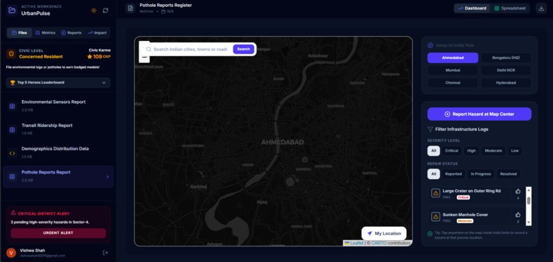 UrbanPulse-Hyperlocal-Problem-Solver – screenshot 1