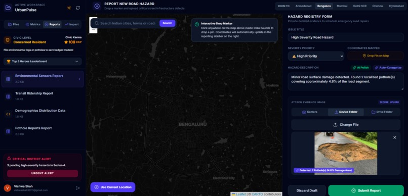 UrbanPulse-Hyperlocal-Problem-Solver – screenshot 5