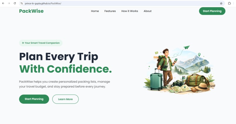 PackWise – screenshot 1
