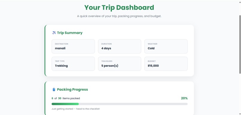 PackWise – screenshot 5