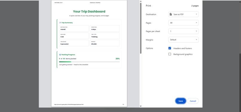PackWise – screenshot 6