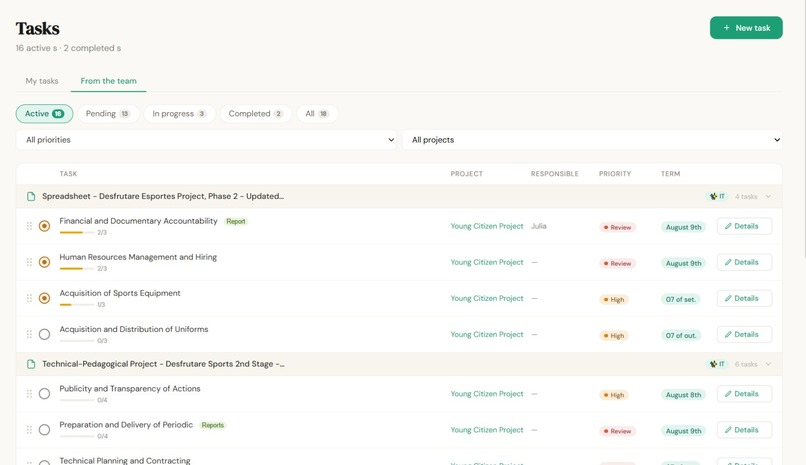 GestãoOSC – screenshot 5