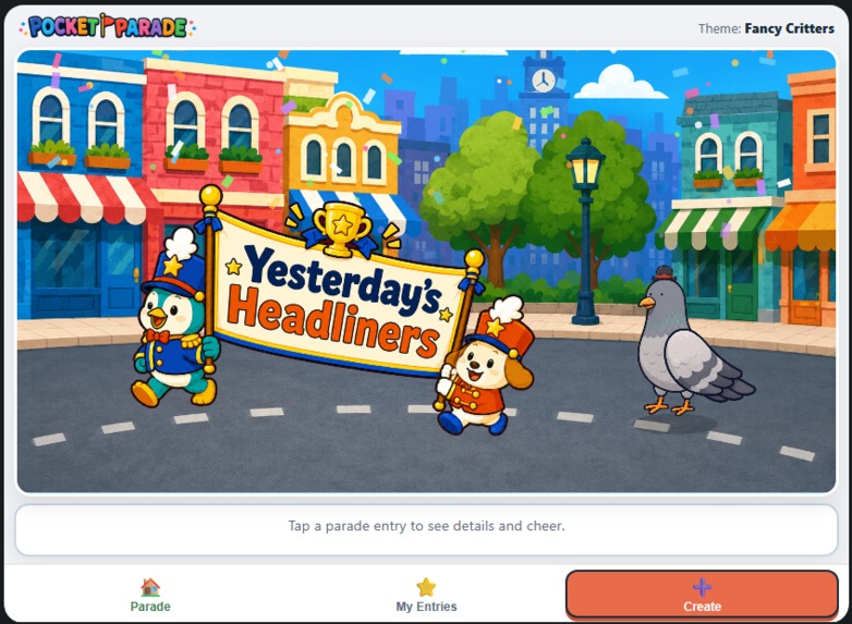 Pocket Parade – screenshot 1