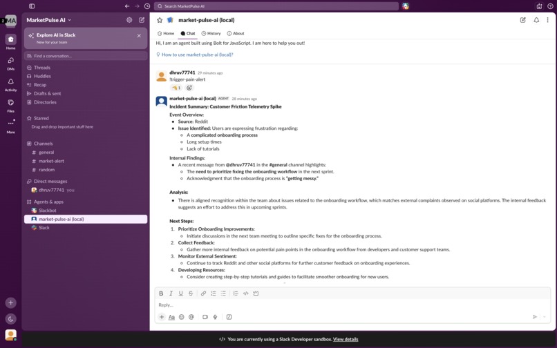 MarketPulse AI – screenshot 1