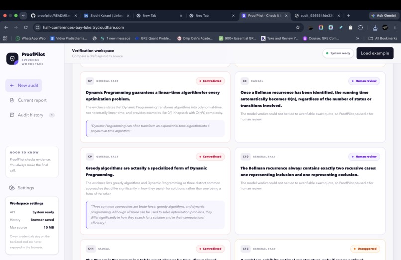 ProofPilot: AI Output Audit Coach – screenshot 4