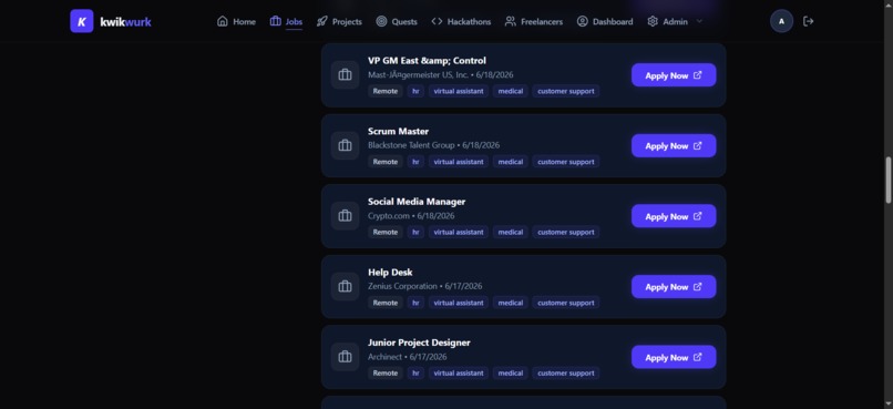 kwikwurk – screenshot 1