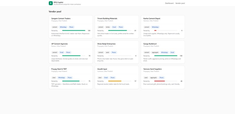 RFQ Copilot – screenshot 5