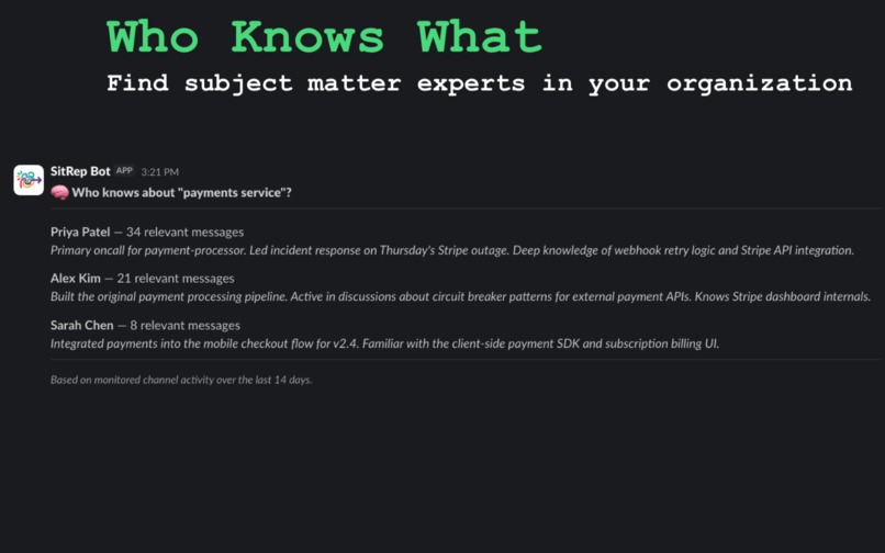 SitRep Bot – screenshot 5