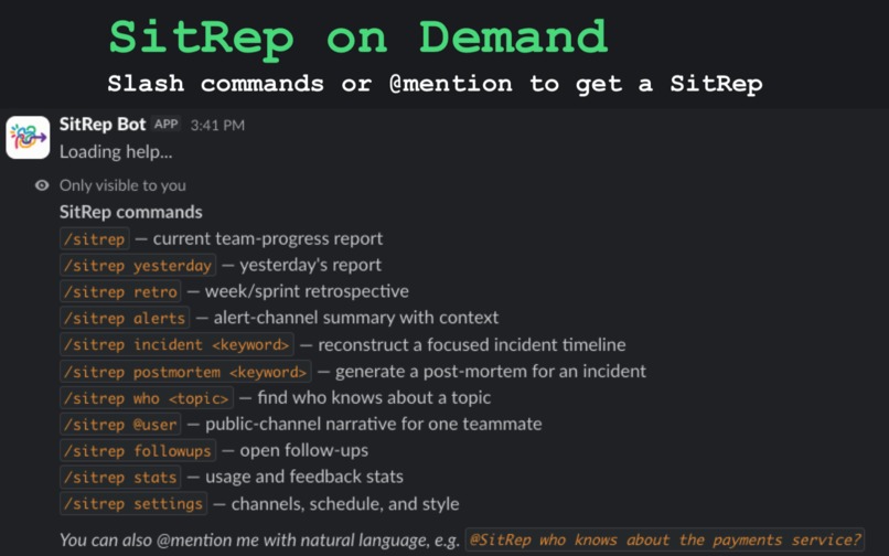 SitRep Bot – screenshot 3