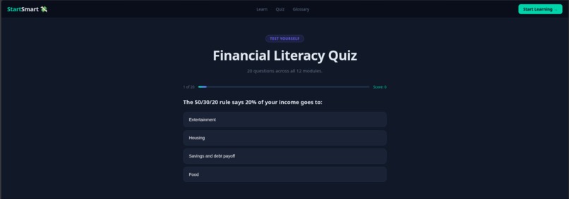 StartSmart – screenshot 1