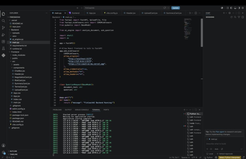 FinCoach AI – screenshot 1