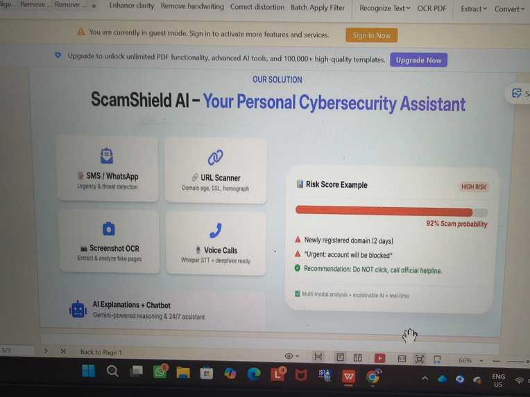 ScamShield AI: Real-Time Fraud Detection – screenshot 3