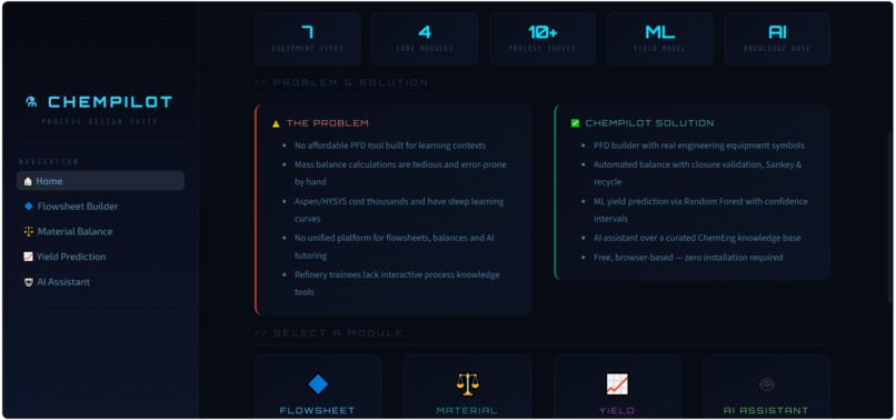 ChemPilot: AI Process Design Assistant – screenshot 12