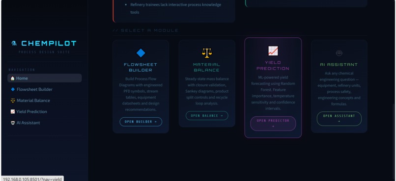 ChemPilot: AI Process Design Assistant – screenshot 14